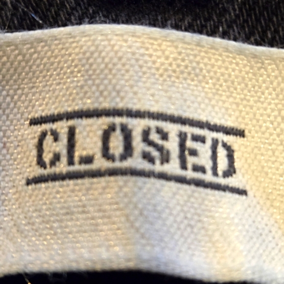 Closed Baker Long Black Straight Leg Denim Jeans Classic Fit Women size 28 - Picture 12 of 16